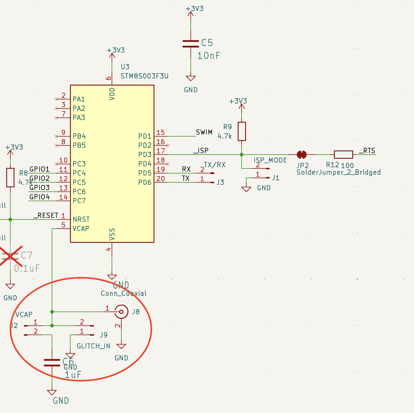 VCAP input