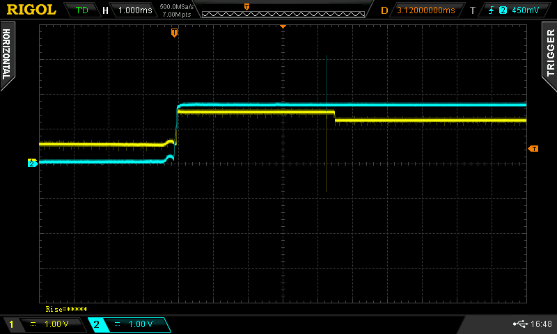 Voltage trace